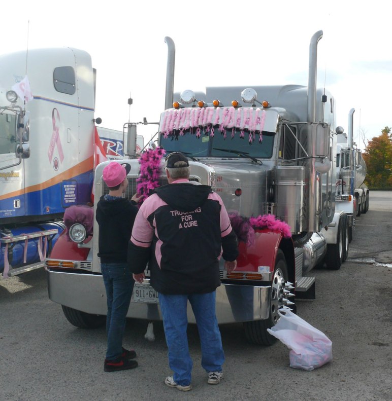 Decorating the truck